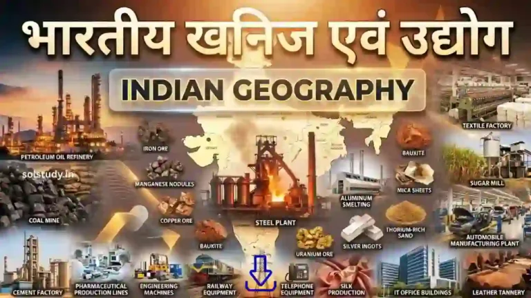 Indian Minerals and Industries Indian Geography