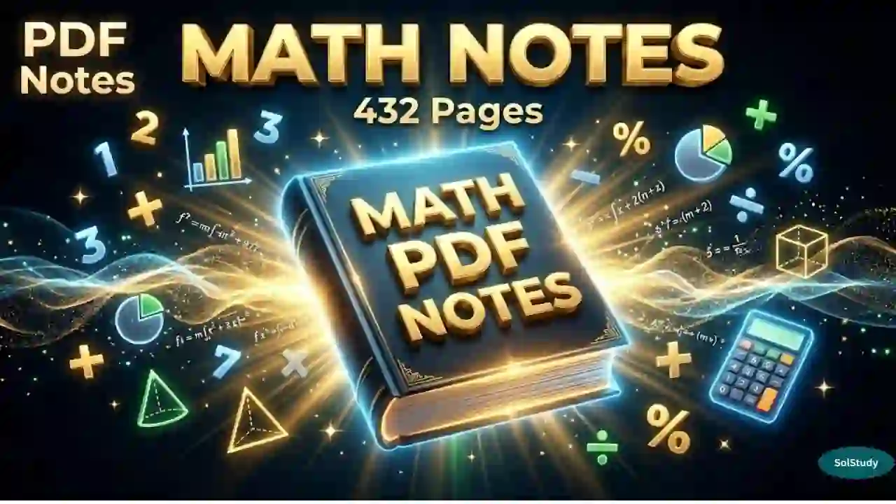 Math Complete PDF Notes SolStudy New Update
